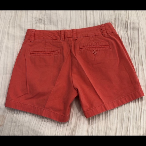 J Crew Chino Shorts in Coral.  Size 0. - Picture 6 of 8